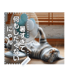 夏バテ♡猫にゃん（個別スタンプ：5）