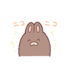 いつものうさちゃん(オノマトペのすがた)（個別スタンプ：1）