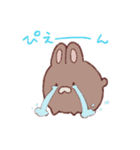 いつものうさちゃん(オノマトペのすがた)（個別スタンプ：9）