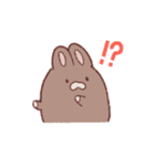 いつものうさちゃん(オノマトペのすがた)（個別スタンプ：10）