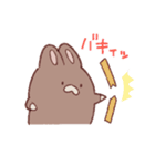 いつものうさちゃん(オノマトペのすがた)（個別スタンプ：11）