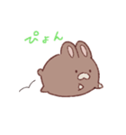 いつものうさちゃん(オノマトペのすがた)（個別スタンプ：13）