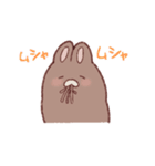 いつものうさちゃん(オノマトペのすがた)（個別スタンプ：15）