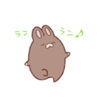 いつものうさちゃん(オノマトペのすがた)（個別スタンプ：19）