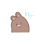 いつものうさちゃん(オノマトペのすがた)（個別スタンプ：21）