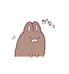 いつものうさちゃん(オノマトペのすがた)（個別スタンプ：25）