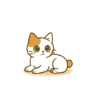クリーニング店の休憩室住み保護猫レイン（個別スタンプ：6）