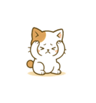 クリーニング店の休憩室住み保護猫レイン（個別スタンプ：18）