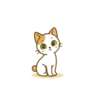 クリーニング店の休憩室住み保護猫レイン（個別スタンプ：23）