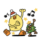 正月とクリスマスだひよこ人間ぴよ巳年再販（個別スタンプ：11）