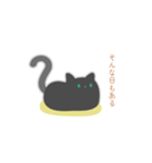 まんじゅうみたいな猫-気遣い-（個別スタンプ：1）