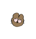 うさぎ田のスタンプ5▼（個別スタンプ：5）