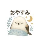ふわもこシマエナガ*北欧気分【日常会話】（個別スタンプ：3）