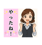 コールセンター女子の日常＆応援（個別スタンプ：15）