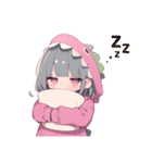 脱力系な恐竜ガール（個別スタンプ：16）