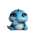 おもしろドラゴンのかわいい返事（個別スタンプ：16）