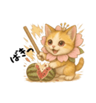 桜にゃん❸ふわ夏..（個別スタンプ：23）