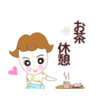 元気なRuruちゃんショット（個別スタンプ：19）