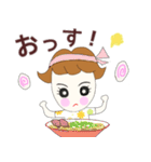 元気なRuruちゃんショット（個別スタンプ：23）