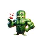 告白するキュウリ（個別スタンプ：5）