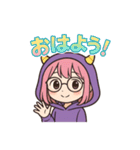 おにちゃん（紫）（個別スタンプ：1）