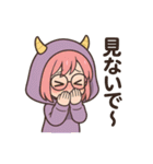 おにちゃん（紫）（個別スタンプ：16）