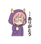 おにちゃん（紫）（個別スタンプ：18）