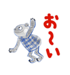 W. はなちゃん P. 85 くまのクマオとプーコ（個別スタンプ：33）