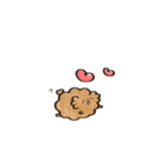 小さいモコモコのスタンプ（個別スタンプ：1）