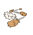 小さいモコモコのスタンプ（個別スタンプ：34）