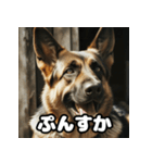 表情豊かなシェパードの日常トーク（個別スタンプ：6）