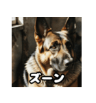 表情豊かなシェパードの日常トーク（個別スタンプ：29）