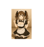 ツインテールな萌え系メイド達（個別スタンプ：6）