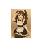 ツインテールな萌え系メイド達（個別スタンプ：7）