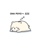 ぽよベアのゆるふわ毎日スタンプ（個別スタンプ：3）