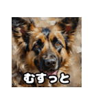 表情豊かなシェパードの毎日スタンプ（個別スタンプ：2）