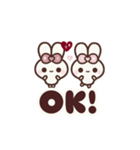 [❷]動く背景⬛大人女子❤️CUTE⬛PINK<再販>（個別スタンプ：3）