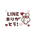 [❷]動く背景⬛大人女子❤️CUTE⬛PINK<再販>（個別スタンプ：9）