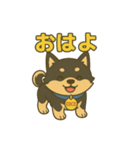 黒柴ココのスタンプ2（個別スタンプ：2）