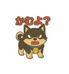 黒柴ココのスタンプ2（個別スタンプ：4）