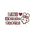 [❷]飛び出す⬛大人女子❤️CUTE⬛<再販>（個別スタンプ：16）