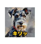色鉛筆で描くミニチュアシュナウザーの日常（個別スタンプ：31）