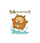 だるまる 夏シリーズ①（個別スタンプ：6）