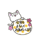 白ねこの【冬】スタンプ（個別スタンプ：14）