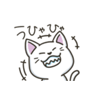 白ねこの【冬】スタンプ（個別スタンプ：23）