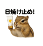 リアルでかわいい天気シマリス｜毎日使える（個別スタンプ：13）