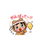 かをんちゃんの毎日使える簡単スタンプ（個別スタンプ：37）