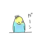セキセイインコの可愛い1日(ブルーインボー（個別スタンプ：23）
