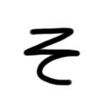 ゆるい手書き絵文字 あ行〜な行バージョン（個別スタンプ：15）