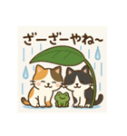 にゃ～んSticker(桜月＆ホームズ）6月（個別スタンプ：6）